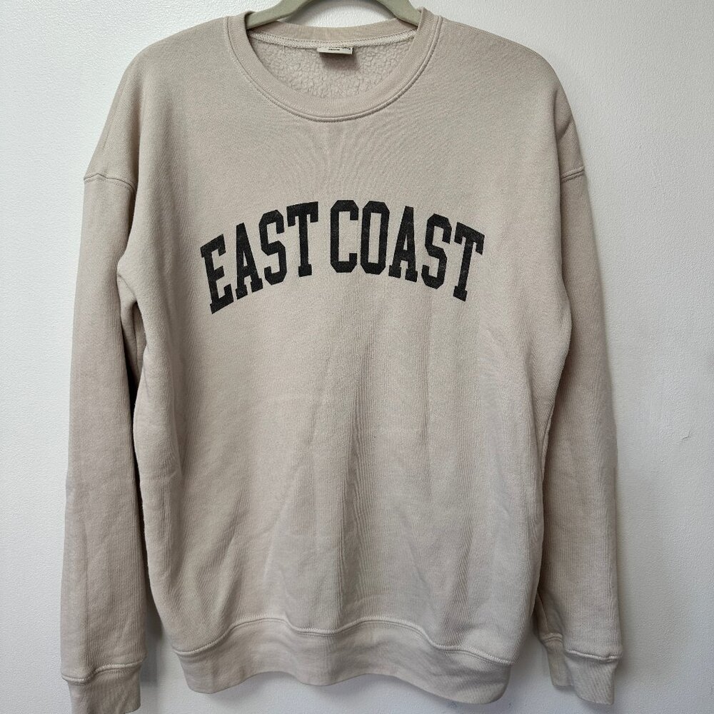 EAST COAST cozy crew neck sweatshirt